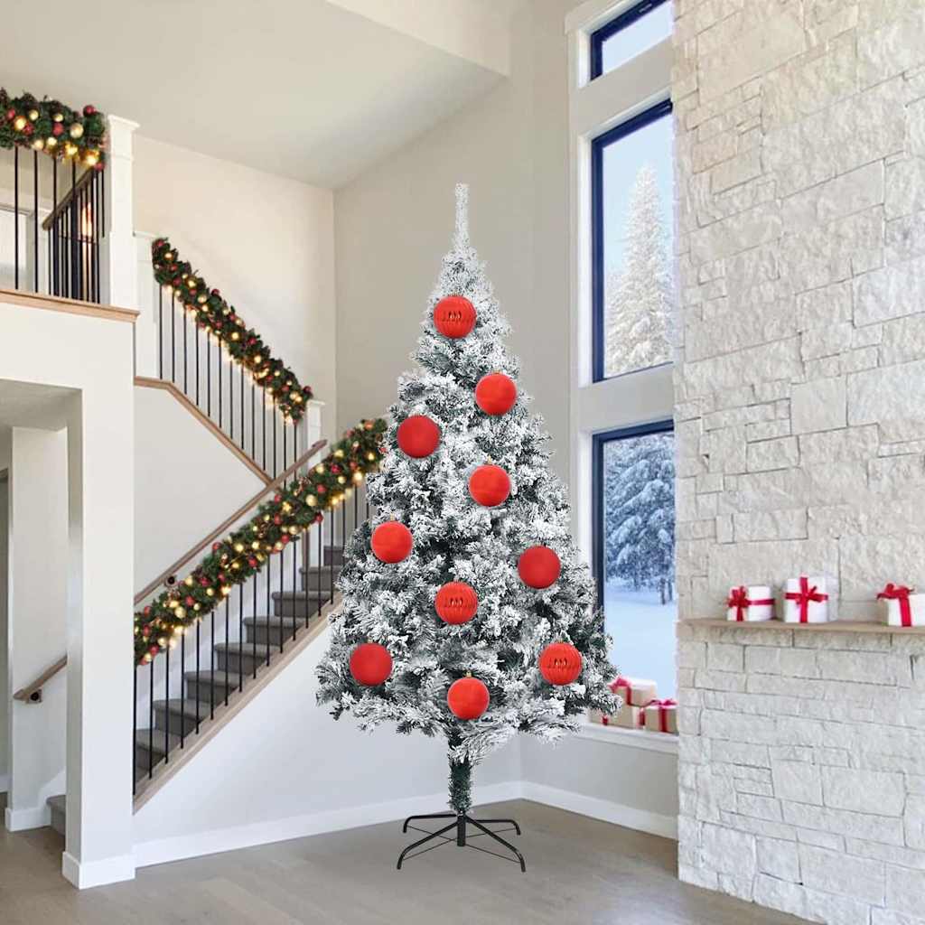 Vidaxl kerstbal set xxl 3 st rood ø 25 cm kunststof