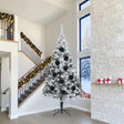 Vidaxl kerstbal set xxl 4 st zwart ø 20 cm kunststof