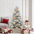 Vidaxl kerstbal set xl 9 st goud ø 15 cm kunststof