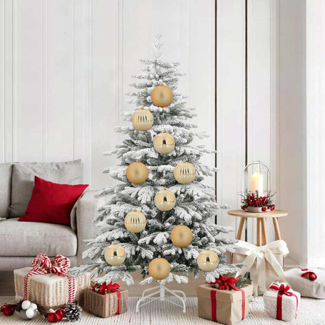 Vidaxl kerstbal set xl 9 st goud ø 15 cm kunststof