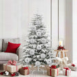 Vidaxl kerstbal set xl 9 st zilver ø 15 cm kunststof