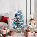 Vidaxl kerstbal set xl 15 st blauw ø 10 cm kunststof
