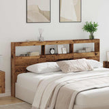 Vidaxl hoofdbord oud hout bewerkt hout