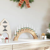 Vidaxl kerst kaarsenboog met 10 led kaarsen led's warmwit