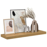 Vidaxl wandplank muurmontage bruin 90 x 23,5 x 3,8 cm bewerkt hout