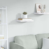 Vidaxl wandplank muurmontage wit marmer 40 x 23,5 x 3,8 cm