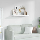 Vidaxl wandplank muurmontage wit marmer 80 x 23,5 x 3,8 cm
