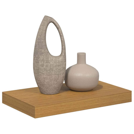 Vidaxl wandplank muurmontage beige 40 x 23,5 x 3,8 cm bewerkt hout