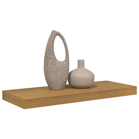 Vidaxl wandplank muurmontage beige 60 x 23,5 x 3,8 cm bewerkt hout