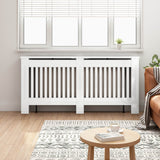 Vidaxl radiatorafdekking hoogglans wit 172 x 19 x 81,5 cm bewerkt hout