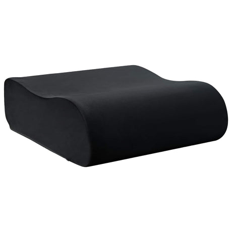 Vidaxl zitkussen effen zwart 40 x 40 x 13 cm pu schuim
