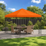 Vidaxl paviljoen 3 x 3 m oranje polyester en staal 190 gsm
