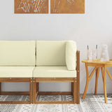Vidaxl buiten hoek sofa massief acaciahout