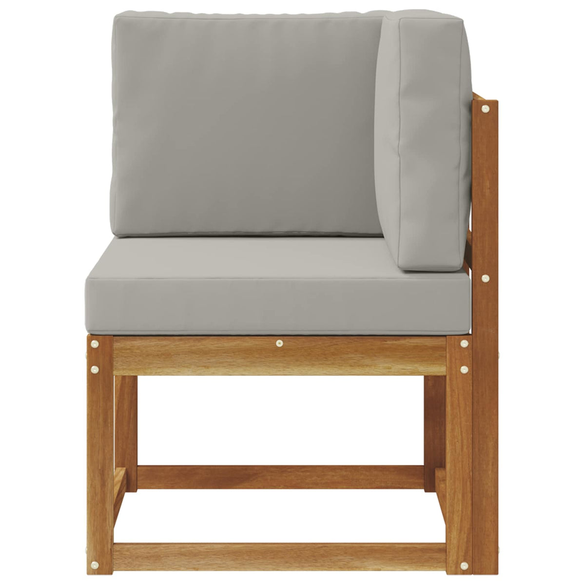 Vidaxl buiten hoek sofa massief acaciahout