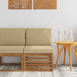Vidaxl buiten midden sofa massief acaciahout naturel