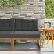 Vidaxl buiten midden sofa naturel
