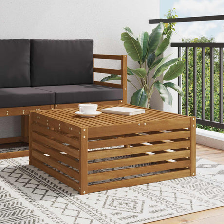 Vidaxl buiten tafel massief acaciahout naturel 79 x 79 x 37 cm