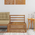 Vidaxl buiten midden sofa massief acaciahout naturel 79 x 83 x 73 cm