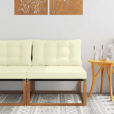 Vidaxl buiten midden sofa massief acaciahout naturel