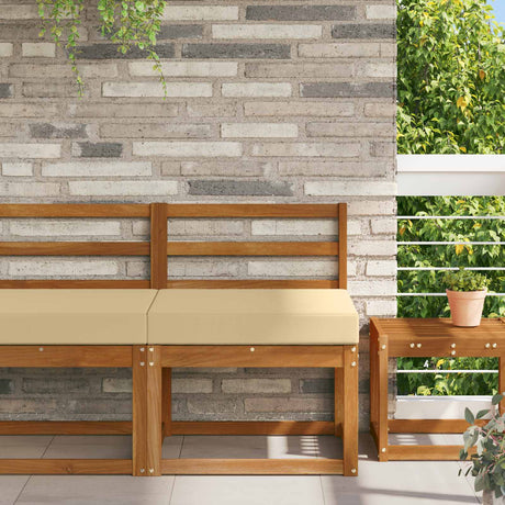 Vidaxl buiten bankkussen polyester beige 60 x 60 cm