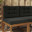 Vidaxl buiten bankkussen polyester zwart 60 x 60 cm
