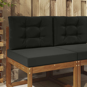 Vidaxl buiten bankkussen polyester zwart 60 x 60 cm