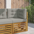 Vidaxl buiten bankkussen polyester grijs 60 x 60 cm