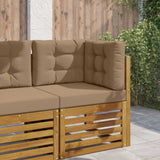 Vidaxl buiten bankkussen polyester taupe 60 x 60 cm