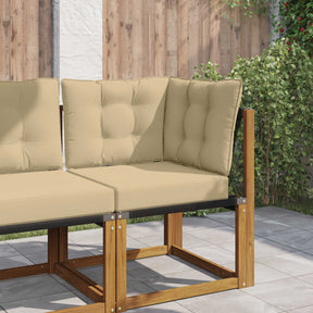 Vidaxl buiten bankkussen polyester beige 50,5 x 50,5 cm