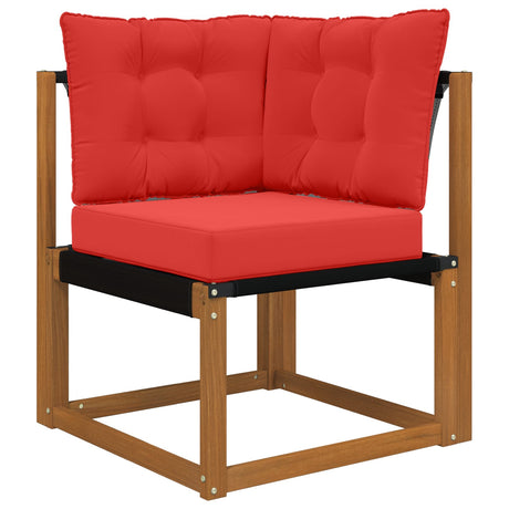 Vidaxl buiten bankkussen polyester rood 50,5 x 50,5 cm