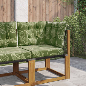 Vidaxl buiten bankkussen polyester bladontwerp 50,5 x 50,5 cm