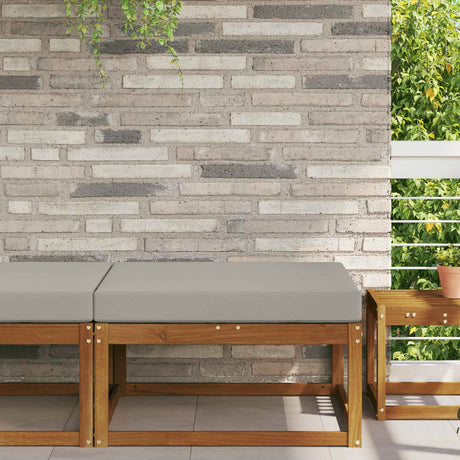 Vidaxl buiten bankkussen polyester grijs 80 x 80 cm