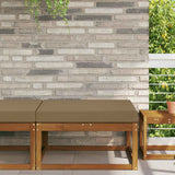 Vidaxl buiten bankkussen polyester taupe 80 x 80 cm