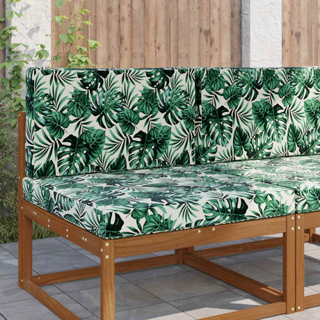 Vidaxl buiten bankkussen polyester bladpatroon 80 x 80 cm bladpatroon