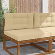 Vidaxl buiten bankkussen polyester beige 80 x 80 cm