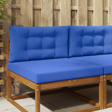 Vidaxl buiten bankkussen polyester koninklijk blauw 80 x 80 cm