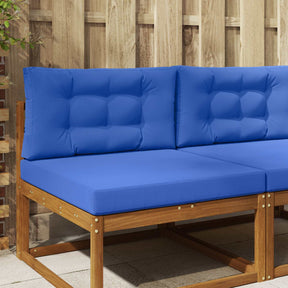 Vidaxl buiten bankkussen polyester koninklijk blauw 80 x 80 cm