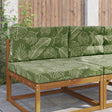 Vidaxl buiten bankkussen polyester bladontwerp 80 x 80 cm bladontwerp