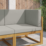 Vidaxl buiten bankkussen polyester grijs 80 x 80 cm