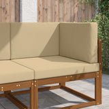 Vidaxl buiten bankkussen polyester beige 80 x 80 cm