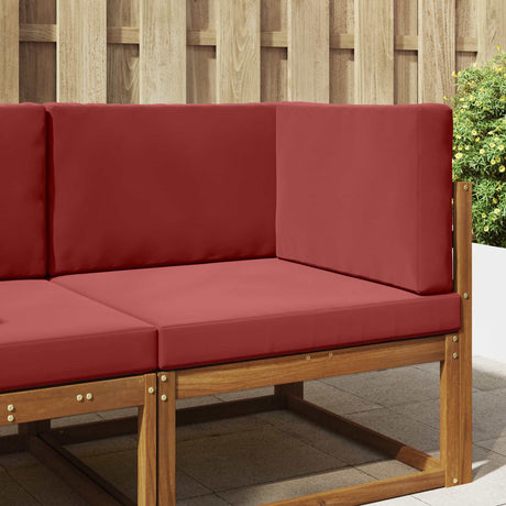 Vidaxl buiten bankkussen polyester wijnrood 80 x 80 cm