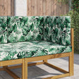 Vidaxl buiten bankkussen polyester bladpatroon 80 x 80 cm bladpatroon