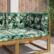 Vidaxl buiten bankkussen polyester bladpatroon 80 x 80 cm bladpatroon