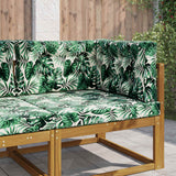 Vidaxl buiten bankkussen polyester bladpatroon 80 x 80 cm bladpatroon
