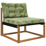 Vidaxl buiten bankkussen polyester bladontwerp 80 x 68,5 cm