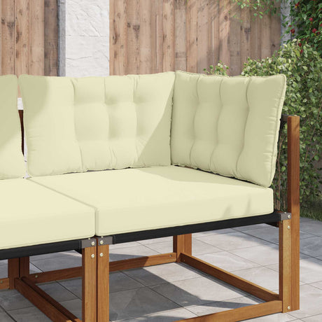 Vidaxl buiten bankkussen polyester crèmekleurig 68,5 x 68,5 cm