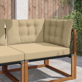 Vidaxl buiten bankkussen polyester beige 68,5 x 68,5 cm