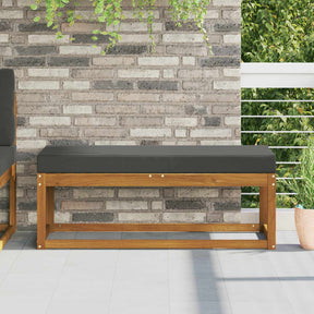 Vidaxl buiten zitkussen 100% polyester antraciet 115 x 40 x 8 cm