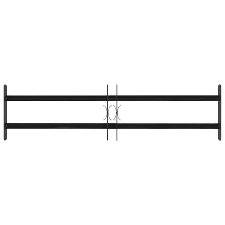 Vidaxl raam beveiligingsgrill 115 x 30 cm gegalvaniseerd staal