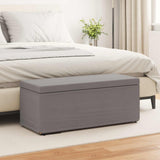 Vidaxl kruk taupe 101 x 41 x 40 cm stof en geëngineerd hout